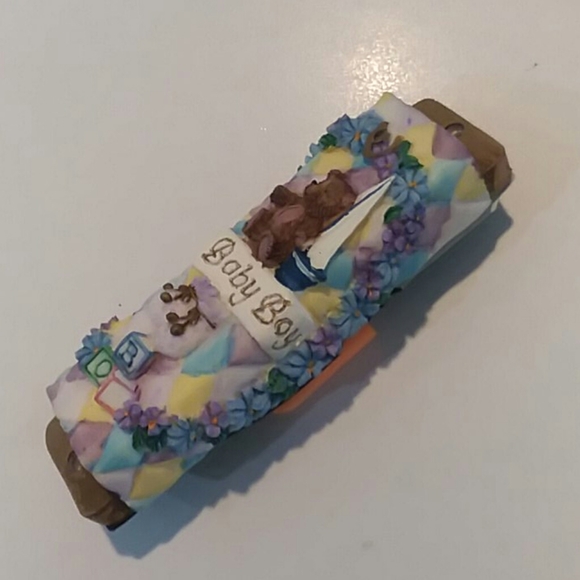 Hand Painted Mezuzah including scroll - Picture 3 of 4